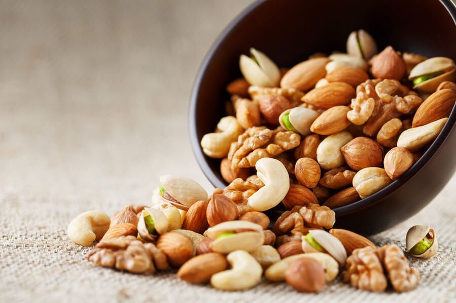 Various nuts for increasing potency in men